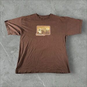 Vintage Beastie Boys Shirt Mens Large Brown 90s‎ Thrashed Punk Hip Hop Band Tee